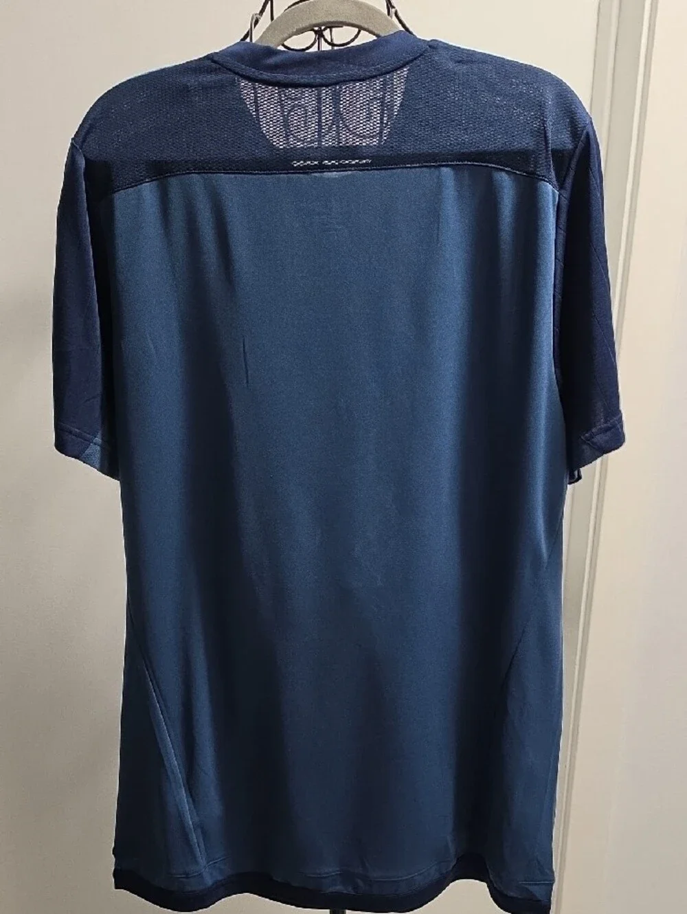 adidas Navy and Light Blue Argentina Training Jersey
